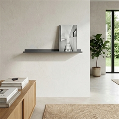 Como Gallerihylde i metal - 40 cm. - Grå